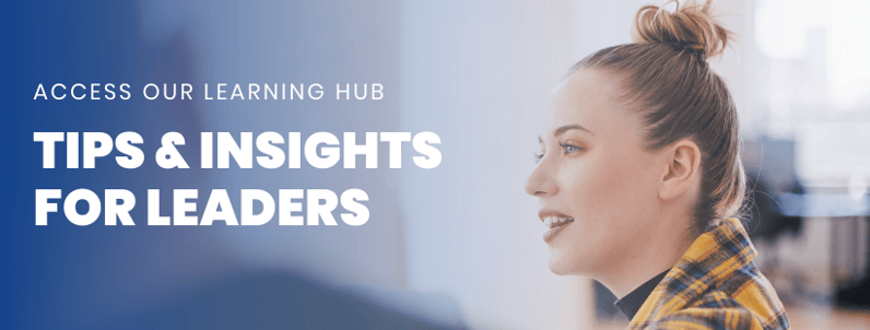 Access our learning hub tips & insights for leaders